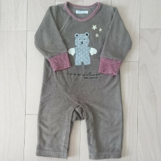 ベベ(BeBe)の子供服 ベビー BeBe ロンパース 長袖 80 冬 男の子 女の子(ロンパース)