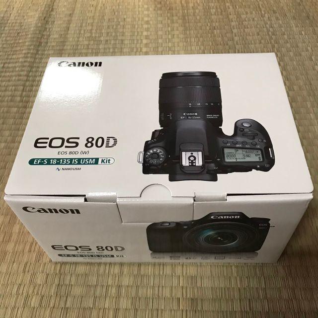 あり-状態≪新品・送料無料≫3台 Canon EOS 80D EF-S18-135