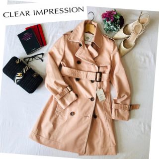 クリアインプレッション(CLEAR IMPRESSION)の新品♡トレンチコート レディース ジャケット アウター  ベージュ コート(トレンチコート)