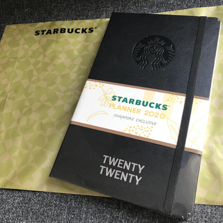 スターバックスコーヒー(Starbucks Coffee)のスタバ モレスキン シンガポール 手帳 2020 ブラック(カレンダー/スケジュール)
