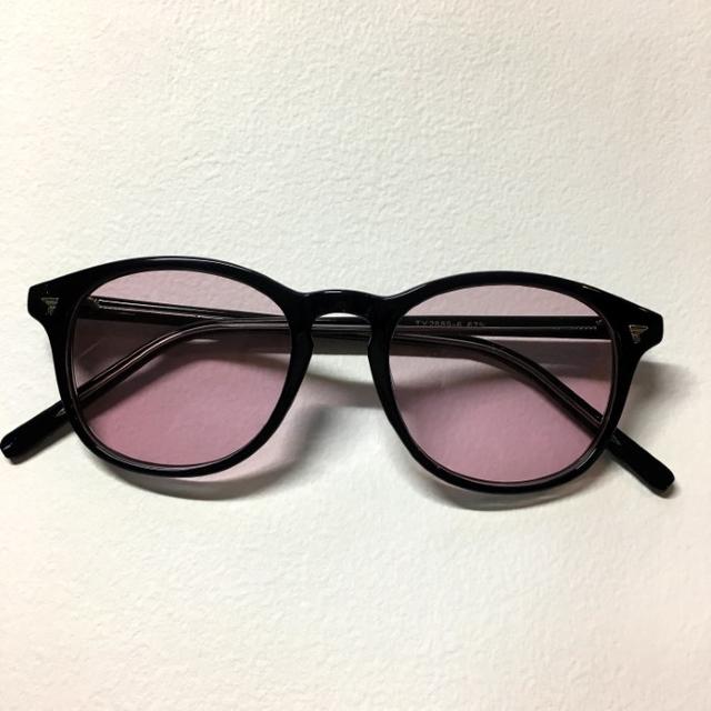 人気！ウエリントン！ピンクパープルレンズ レディースのファッション小物(サングラス/メガネ)の商品写真