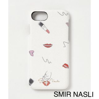 サミールナスリ(SMIR NASLI)の新品【 サミールナスリ 】リップ柄 モバイルケース iphone 6 6s 7(iPhoneケース)