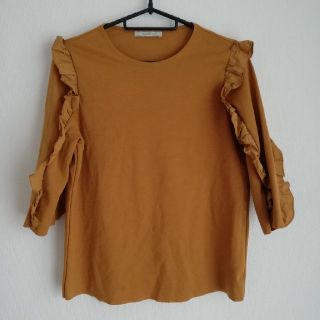 ザラ(ZARA)のZARA　七分丈　カットソー　Tシャツ(Tシャツ(長袖/七分))