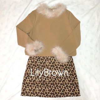 リリーブラウン(Lily Brown)の新品♡LilyBrown♡フェザートップス♡ダッフィーバウンドにも◎(カットソー(長袖/七分))