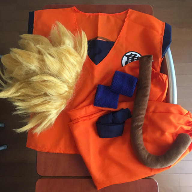 ドラゴンボール(ドラゴンボール)の☆ハロウィン 仮装 悟空☆ キッズ/ベビー/マタニティのキッズ服男の子用(90cm~)(その他)の商品写真