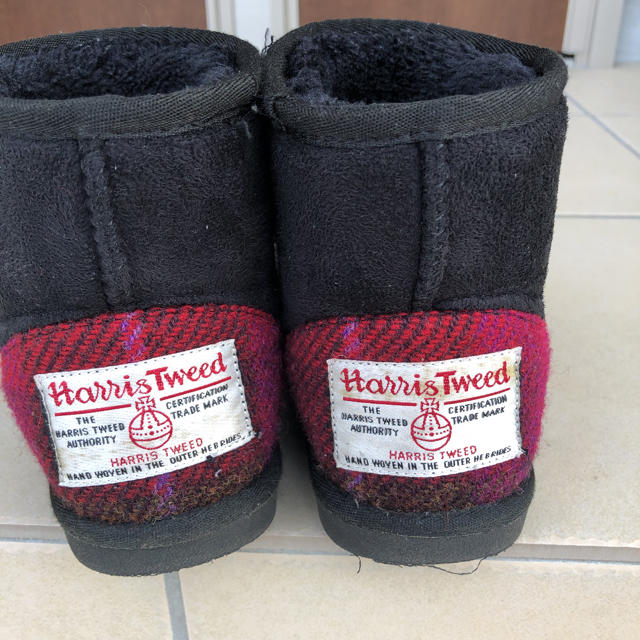 Harris Tweed(ハリスツイード)のハリスツイード  キッズ ムートンブーツ  21センチ キッズ/ベビー/マタニティのキッズ靴/シューズ(15cm~)(ブーツ)の商品写真