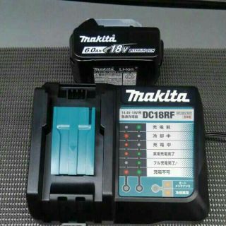 マキタ(Makita)の【マキタ】BL1860B &DC18RF  高速型バッテリー&急速充電器(その他)