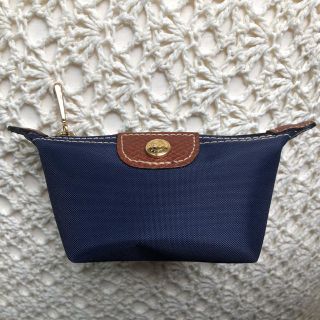 ロンシャン(LONGCHAMP)の新品 LONGCHAMP コインケース(ネイビー×ブラック)(コインケース)