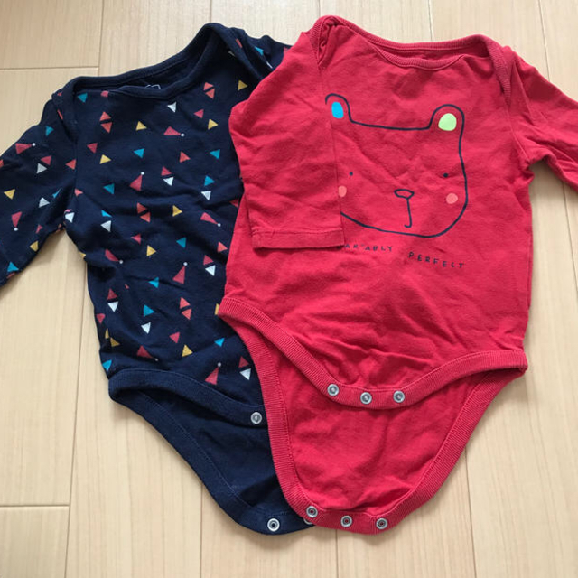 babyGAP(ベビーギャップ)のbabygap ロンパース 長袖セット 3-6M 60cm キッズ/ベビー/マタニティのベビー服(~85cm)(ロンパース)の商品写真