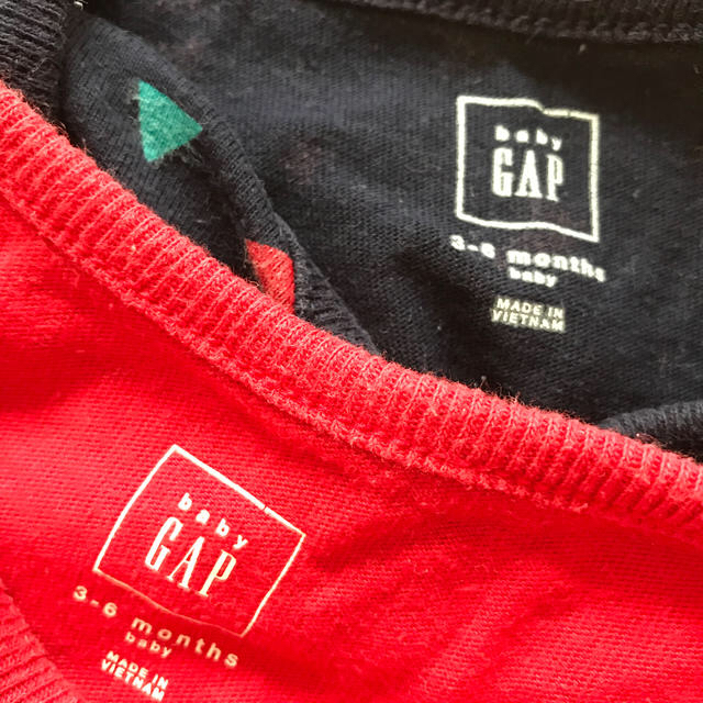 babyGAP(ベビーギャップ)のbabygap ロンパース 長袖セット 3-6M 60cm キッズ/ベビー/マタニティのベビー服(~85cm)(ロンパース)の商品写真