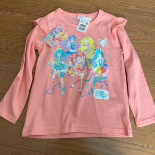 バンダイ(BANDAI)のスタートゥインクルプリキュア/肩フリルが可愛い長袖Tシャツ/110サイズ(Tシャツ/カットソー)