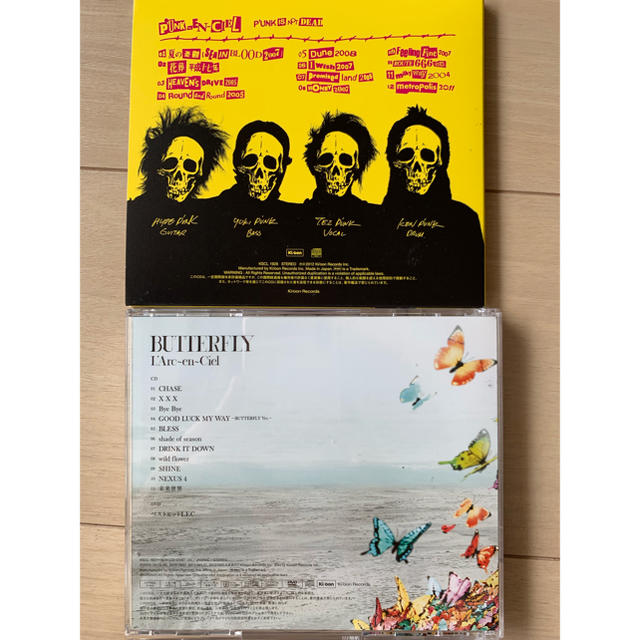 L'Arc～en～Ciel(ラルクアンシエル)のBUTTERFLY（完全生産限定盤2CD+DVD） エンタメ/ホビーのCD(ポップス/ロック(邦楽))の商品写真