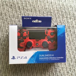 ソニー(SONY)のワイヤレスコントローラー(DUALSHOCK 4) レッド・カモフラージュ(その他)