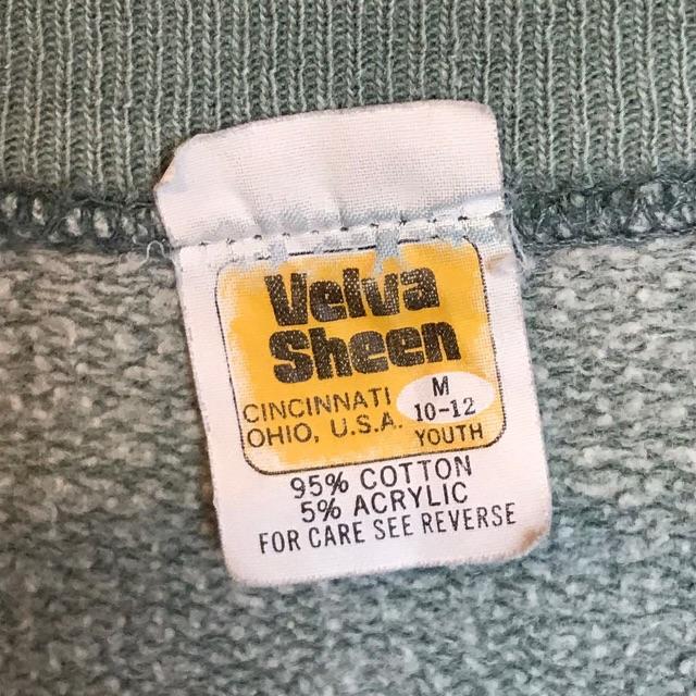 VELVA SHEEN(ベルバシーン)の激レア　60s ヴィンテージ　スウェット　偉人プリント　タグ付　キッズ　ラグラン キッズ/ベビー/マタニティのキッズ服男の子用(90cm~)(その他)の商品写真