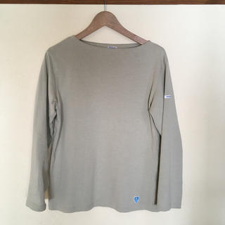 オーシバル(ORCIVAL)のオーシバル  バスクシャツ  サイズ3 ベージュ(Tシャツ/カットソー(半袖/袖なし))