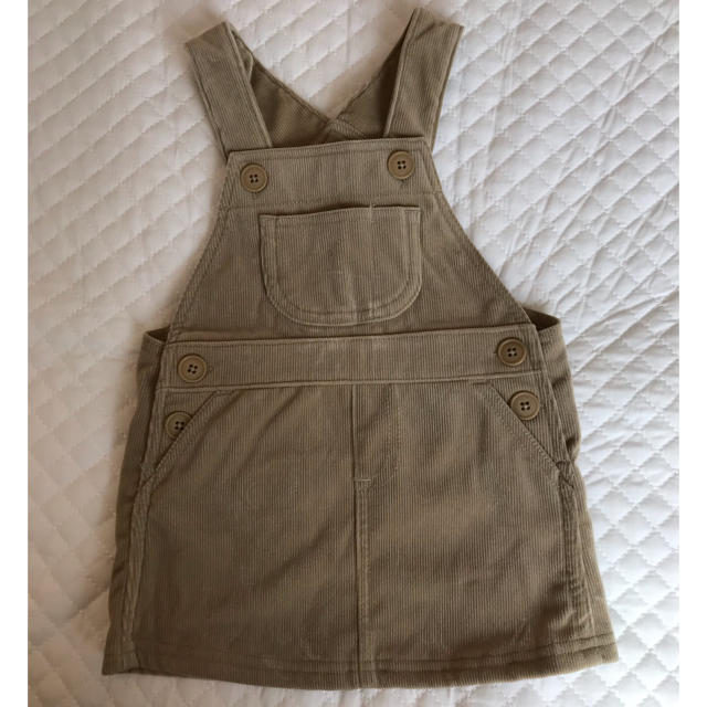 MUJI (無印良品)(ムジルシリョウヒン)のジャンパースカート キッズ/ベビー/マタニティのベビー服(~85cm)(スカート)の商品写真