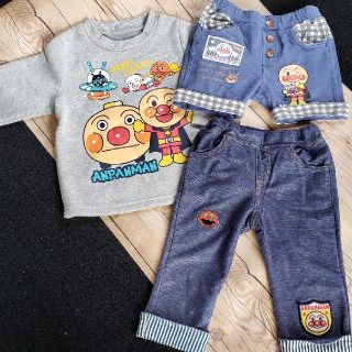 アンパンマン(アンパンマン)の【size90】男の子👦3点セット❤❤(Tシャツ/カットソー)