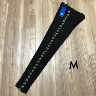 アディダス(adidas)の【新品】Ｍサイズ adidas トレフォイル レギンス 黒(レギンス/スパッツ)