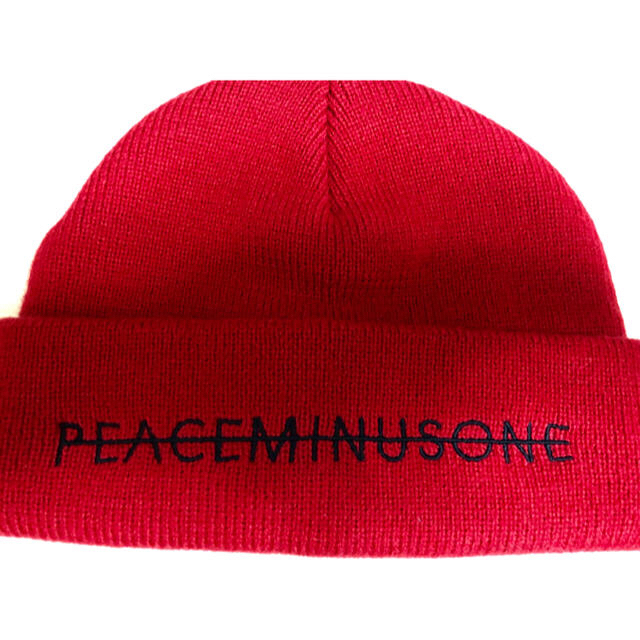 PEACEMINUSONE(ピースマイナスワン)のpeaceminusoneニット帽 正規品 メンズの帽子(ニット帽/ビーニー)の商品写真