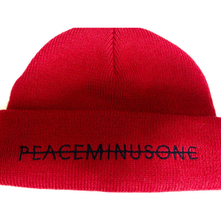 ピースマイナスワン(PEACEMINUSONE)のpeaceminusoneニット帽 正規品(ニット帽/ビーニー)