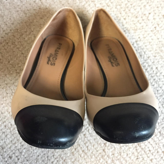 ウエッジソール ピンクベージュ レディースの靴/シューズ(ハイヒール/パンプス)の商品写真