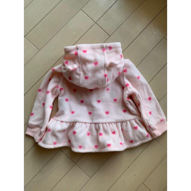 babyGAP(ベビーギャップ)のbabyGAP　フリースパーカー　くま耳　ペプラム キッズ/ベビー/マタニティのベビー服(~85cm)(その他)の商品写真