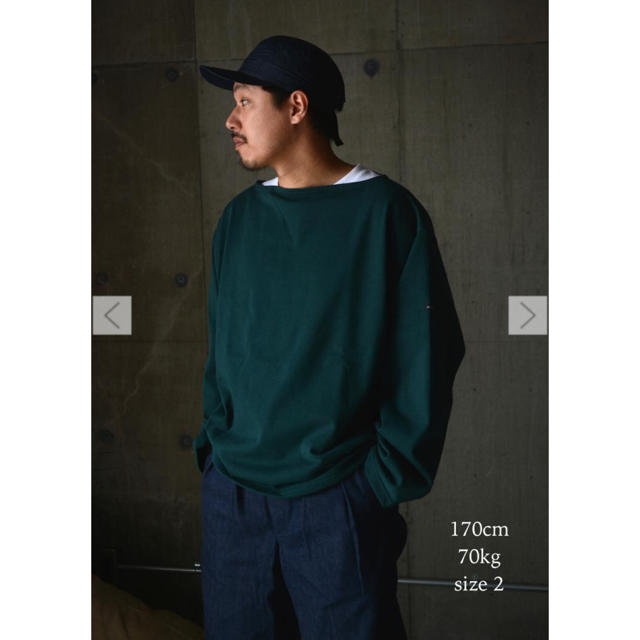 COMOLI - OUTIL TRICOT AAST - COTTON TERRY バスクシャツの通販 by