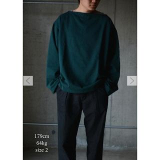 コモリ(COMOLI)のOUTIL TRICOT AAST - COTTON TERRY バスクシャツ(Tシャツ/カットソー(七分/長袖))