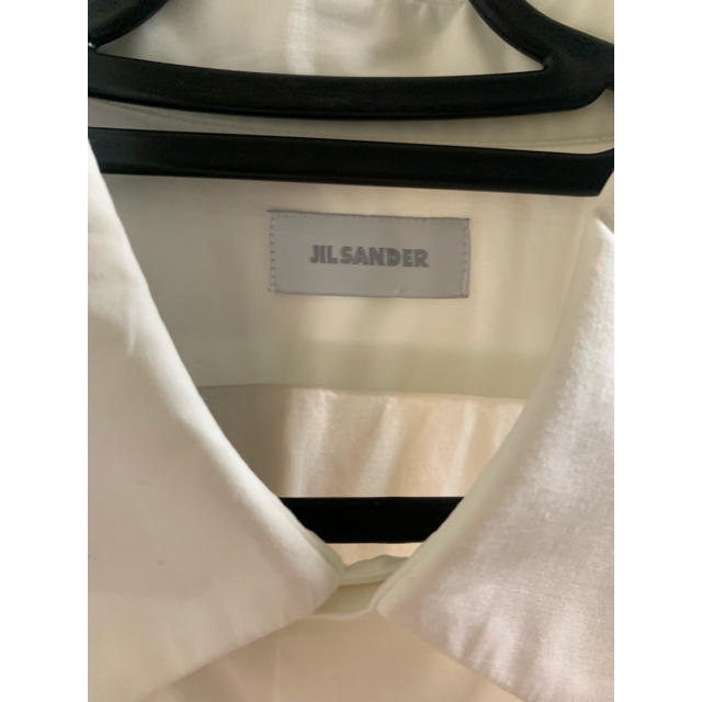 Jil Sander(ジルサンダー)の最終値下げJIL SANDER ストレッチポプリンシャツ ホワイト メンズのトップス(シャツ)の商品写真