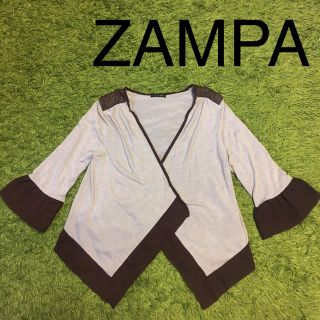 ザンパ(zampa)の【専用】ZAMPAザンパ 薄手カーディガン シフォンフリル(カーディガン)