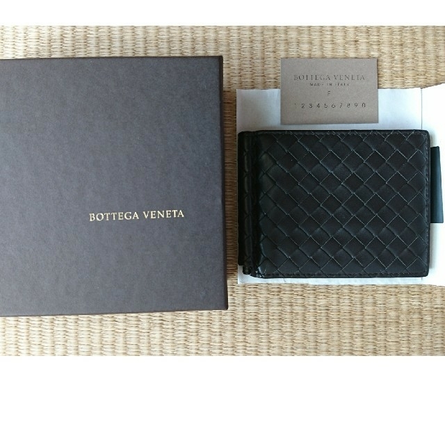 Bottega Veneta(ボッテガヴェネタ)のボッテガ・ヴェネタ マネークリップ型二つ折り財布 メンズのファッション小物(マネークリップ)の商品写真