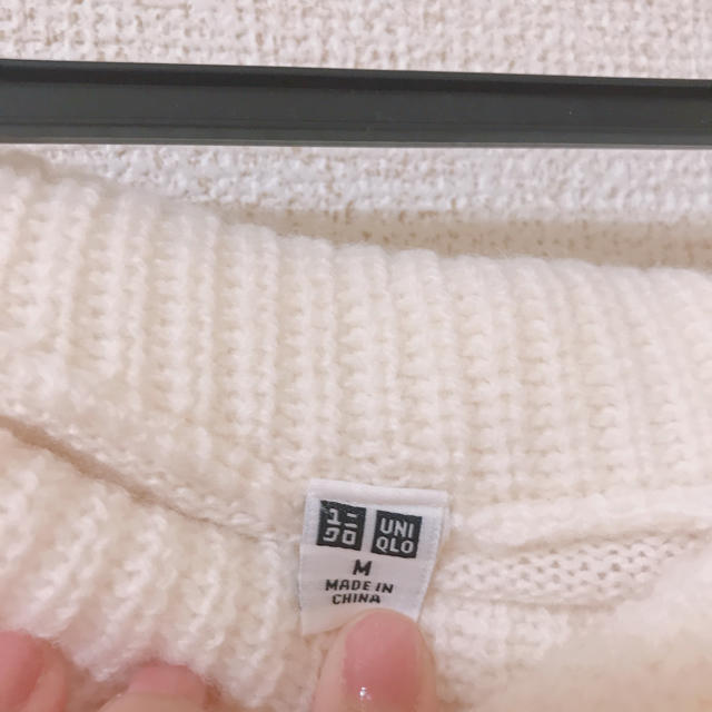 UNIQLO(ユニクロ)のユニクロ オフショルニット レディースのトップス(ニット/セーター)の商品写真