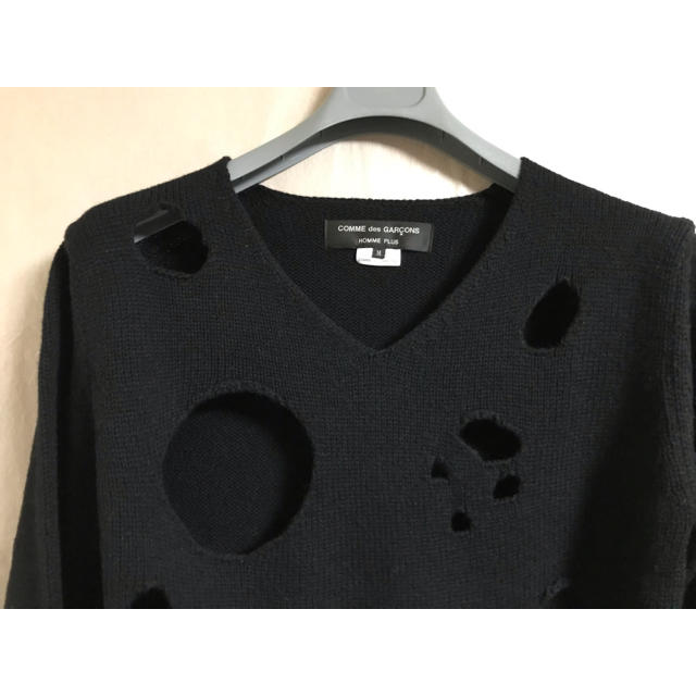 COMME des GARCONS HOMME PLUS(コムデギャルソンオムプリュス)の早い者勝ち！！ギャルソンプリュス plus 名作 穴あきニット メンズのトップス(ニット/セーター)の商品写真