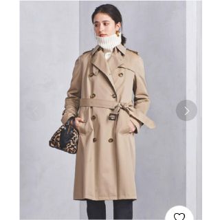 ユナイテッドアローズ(UNITED ARROWS)の美品 2018A/W ユナイテッドアローズ ギャバトレンチコート トレンチコート(トレンチコート)