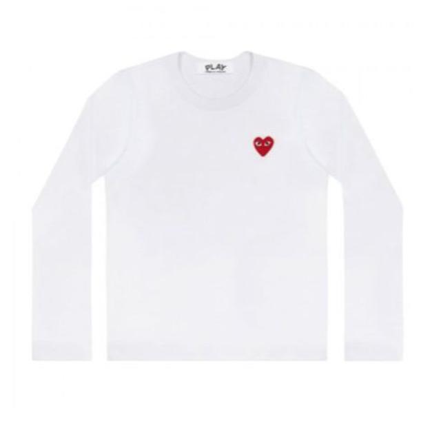 COMME des GARCONS(コムデギャルソン)のＬサイズCOMMEdesGARCONS PLAY Tシャツ長袖 メンズのトップス(Tシャツ/カットソー(七分/長袖))の商品写真