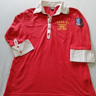 ラスケー(RUSS・K)のラスケー　七分袖シャツ　メンズM サイズ(Tシャツ/カットソー(七分/長袖))