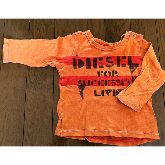 DIESEL(ディーゼル)のディーゼル　ベビー服　長袖カットソー キッズ/ベビー/マタニティのベビー服(~85cm)(シャツ/カットソー)の商品写真