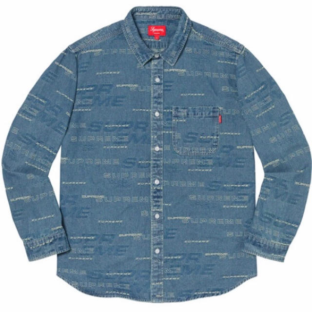 Supreme Dimensions Logo Denim Shirt