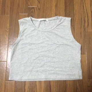 マウジー(moussy)のショート丈タンクトップ(カットソー(半袖/袖なし))