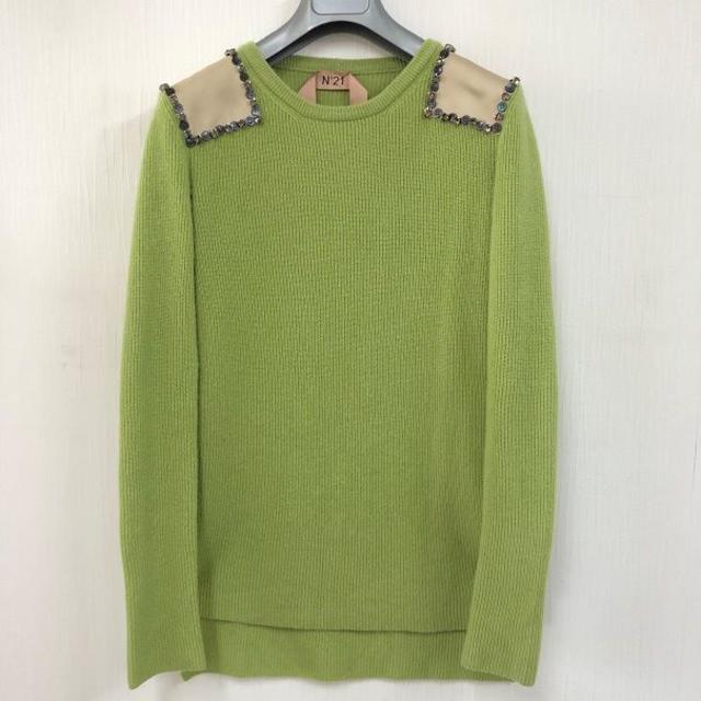 N°21 - N°21 ヌメロヴェントゥーノ ビジュー ニット プルオーバー 長袖 セーター