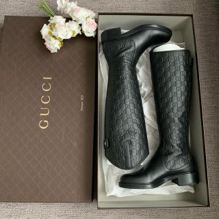 グッチ(Gucci)のご専用♡GUCCI本革ブーツビバリーヒルズ ロデオドライブGUCCI直営店購入(ブーツ)