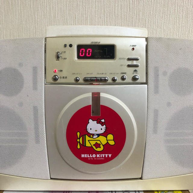 サンリオ(サンリオ)の当選品！サンリオ キティー CDプレーヤー Sanrio Hello Kitty エンタメ/ホビーのコレクション(ノベルティグッズ)の商品写真