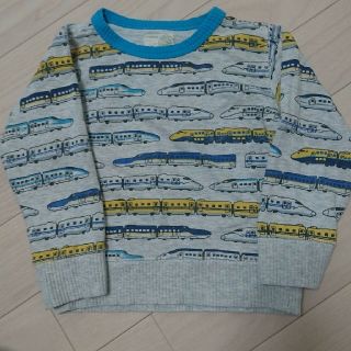 マザウェイズ(motherways)の子供服 マザウェイズ 長袖 トレーナー 110 男の子 電車(Tシャツ/カットソー)