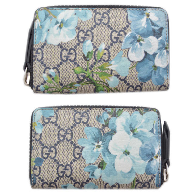 グッチ カードケース GGブルームス GUCCI コインケース 小銭入れ 花柄