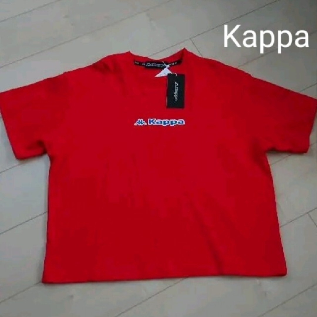 Kappa(カッパ)の新品★Kappa 半袖Tｼｬﾂ(ﾚｯﾄﾞ・M) レディースのトップス(Tシャツ(半袖/袖なし))の商品写真