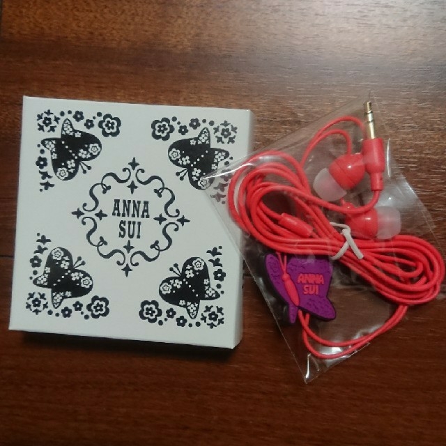 ANNA SUI(アナスイ)のアナスイ ANNA SUI イヤホン  スマホ/家電/カメラのオーディオ機器(ヘッドフォン/イヤフォン)の商品写真