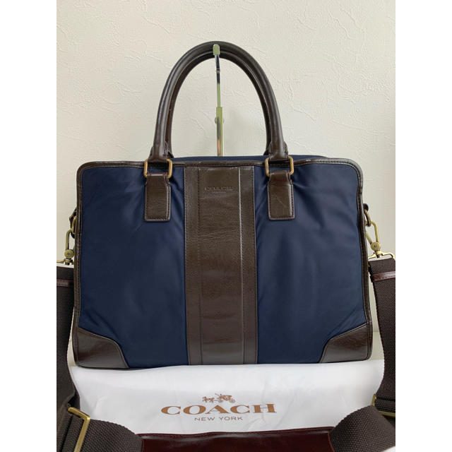 格安 定価10万 コーチ ビジネス バッグ ブリーフケース メンテナンス