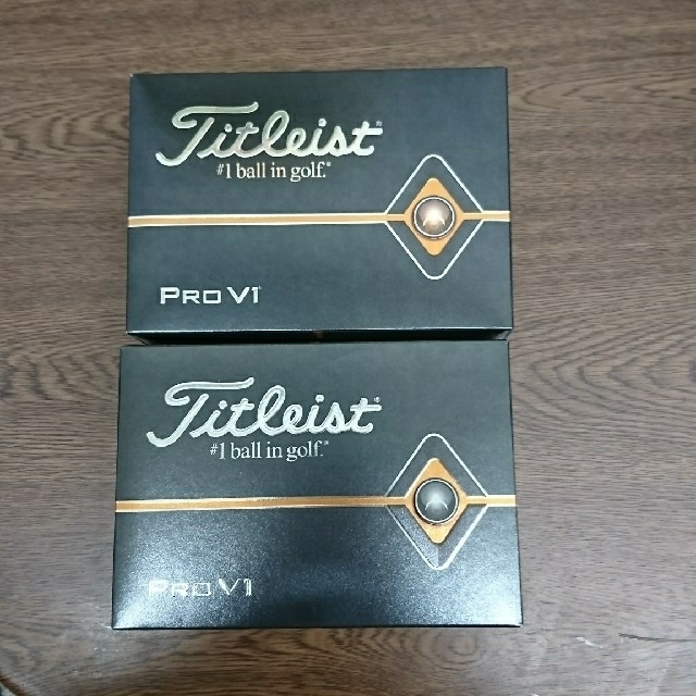 【新品】タイトリスト　ゴルフボール 2019 Pro V1 白  2ダース