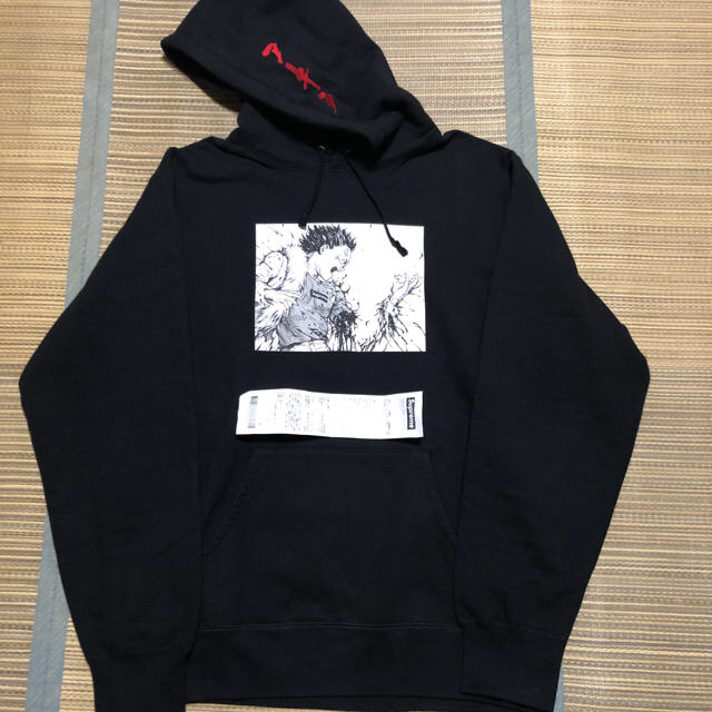 17aw supreme AKIRA パーカー arm pill XL 黒 鉄雄