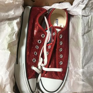 コンバース(CONVERSE)のコンバースALL STAR SPNGLEレッド(スニーカー)